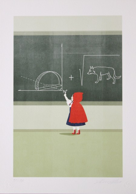 Al lupo al lupo - grafica di Alessandro Gottardo aka Shout