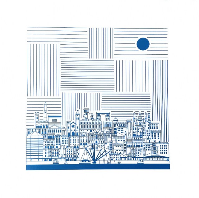 Le linee di Genova - grafica di Davide Andracco