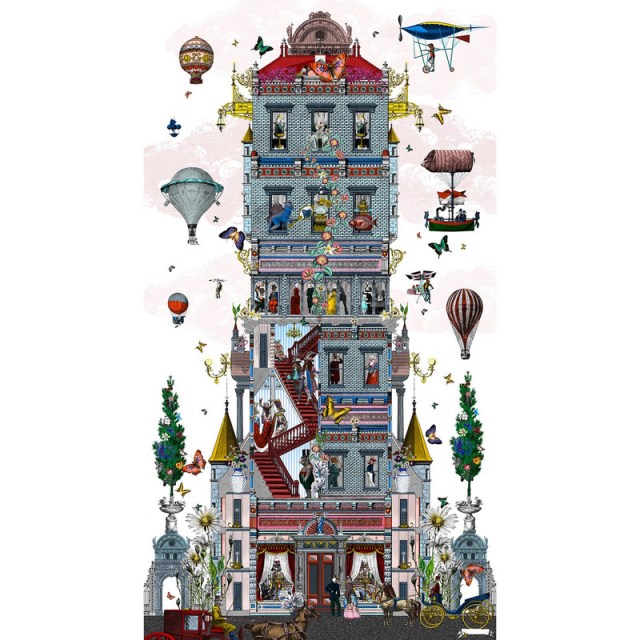 Hai Turn Building of London - fine art giclée di Kristjana S Williams