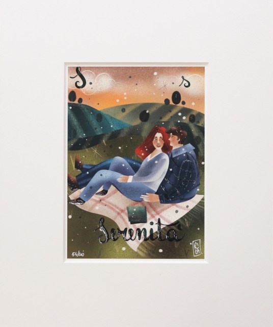 Serenità - grafica di Enrica Pizzicori
