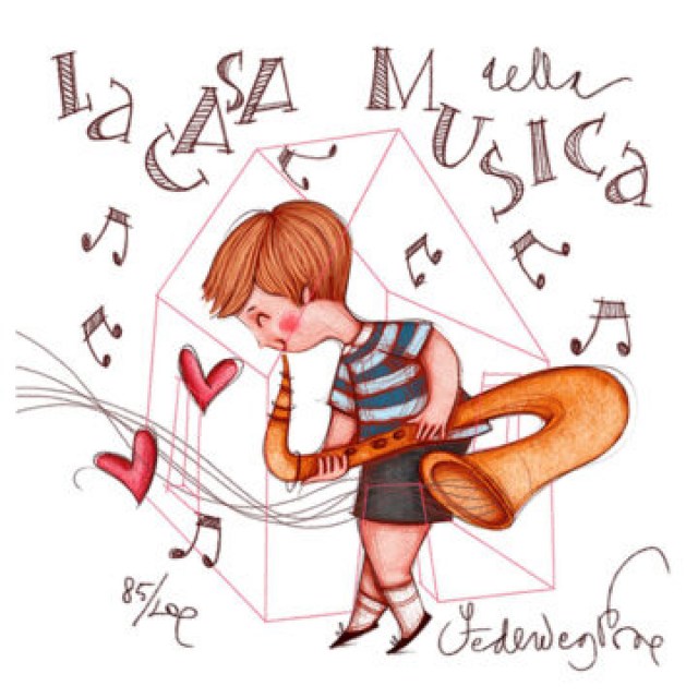 La casa della musica - grafica di Federica Porro