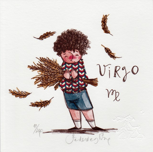 Virgo (lui) - grafica di Federica Porro