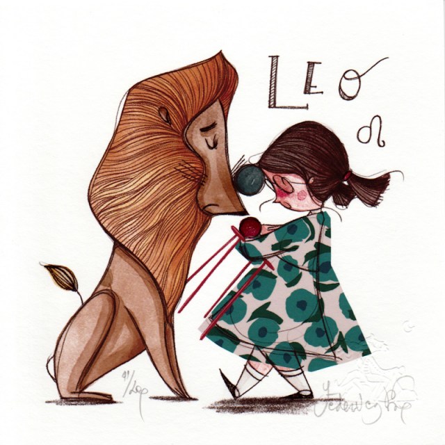 Leo (lei) - grafica di Federica Porro