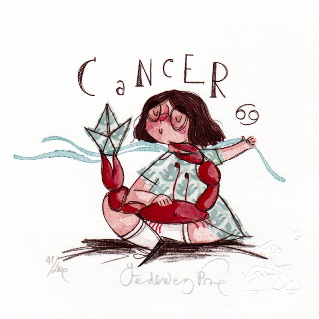 Cancer (lei) - grafica di Federica Porro