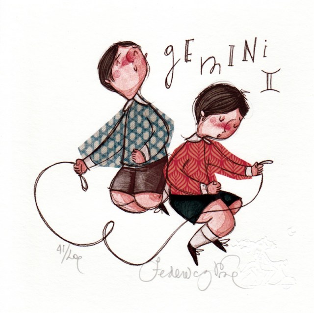 Gemini (lui) - grafica di Federica Porro