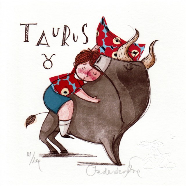 Taurus (lui) - grafica di Federica Porro