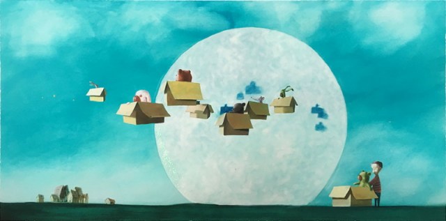 Destinazione luna - fine art giclée di Diego Santini