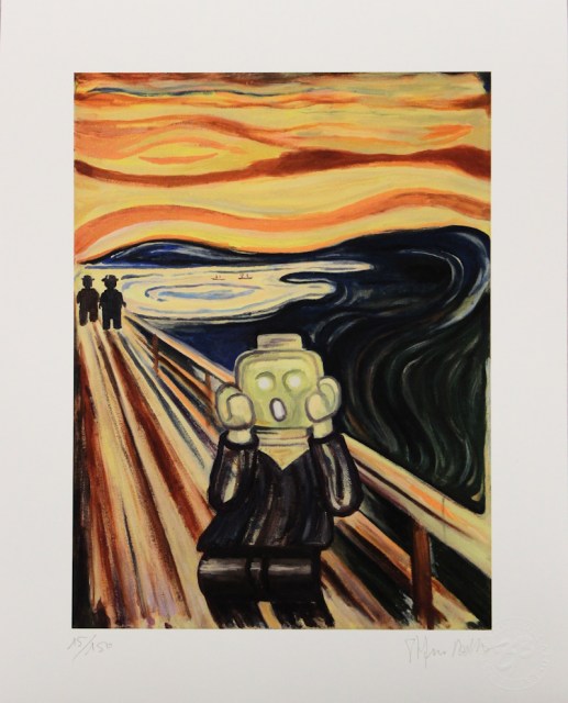L'urlo - grafica di Stefano Bolcato da Edvard Munch