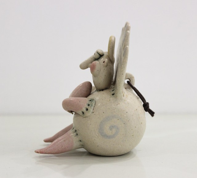 Angelo - scultura in ceramica di Riccardo Biavati e la Bottega delle Stelle (lato 4)