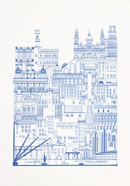 Le città dell'arte | Genova - grafica di Davide Andracco