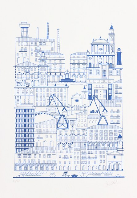 Le città dell'arte | Oneglia - grafica di Davide Andracco