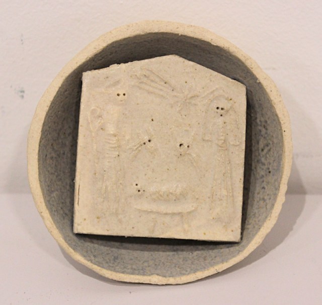Ciotola Natività (fronte) - scultura di Riccardo Biavati e la Bottega delle Stelle