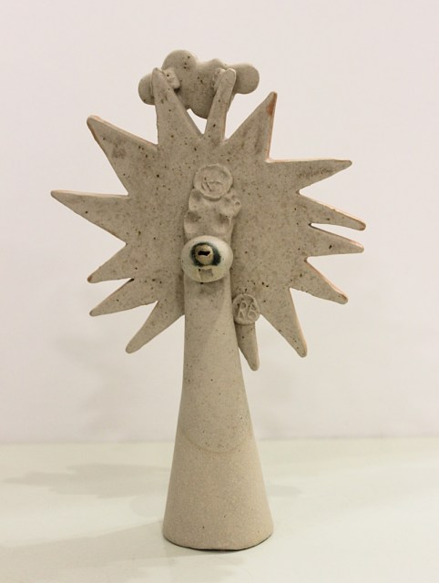 Sole con base (retro) - scultura di Riccardo Biavati e la Bottega delle Stelle