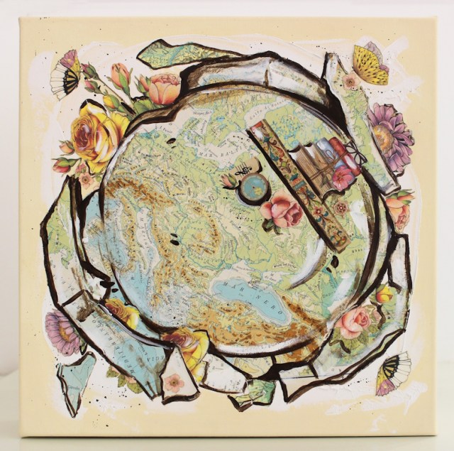 Un mondo di fiori (vista 3) - dipinto di Sara Lovari