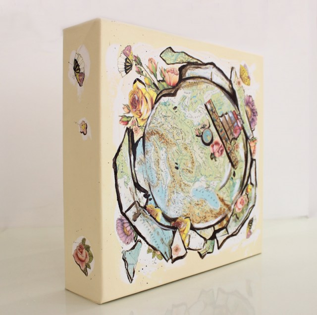 Un mondo di fiori (vista 2) - dipinto di Sara Lovari