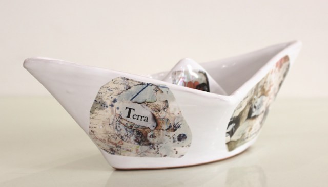 Barca (vista 3) - scultura di Sara Lovari