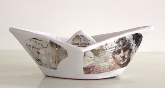 Barca (vista 2) - scultura di Sara Lovari