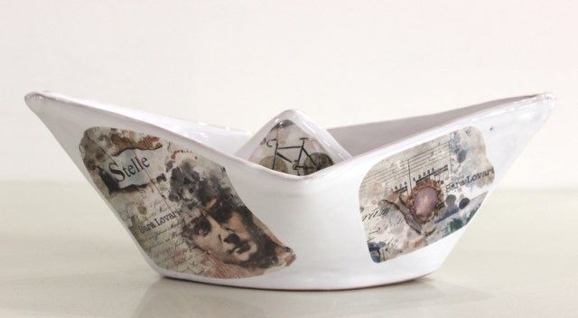 Barca (vista 2) - scultura di Sara Lovari