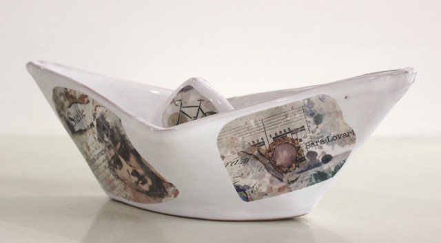 Barca (vista 3) - scultura di Sara Lovari