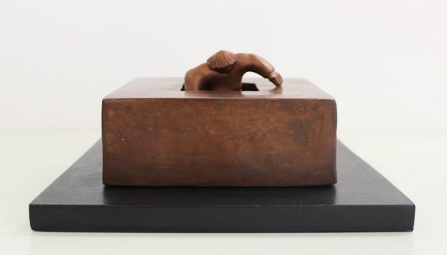 Lazzaro - scultura di Vincent Maillard (lato 1)