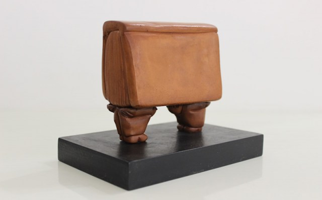 Gli inseparabili - scultura di Vincent Maillard (lato 1)