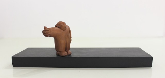 Autostop - scultura di Vincent Maillard (lato 2)