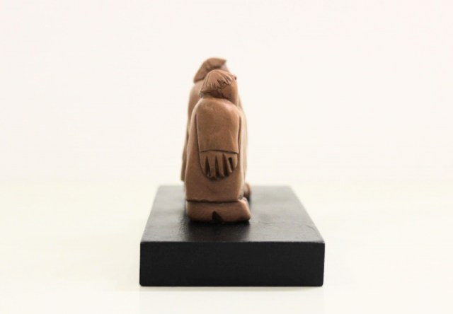 Due amici - scultura di Vincent Maillard (lato 3)