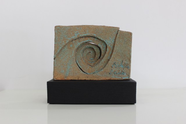Spiral sea (retro) - scultura di Tonino Negri