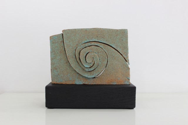 Spiral sea (fronte) - scultura di Tonino Negri