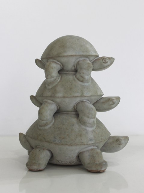 Trio Tarta (lato destro) - scultura di Tonino Negri