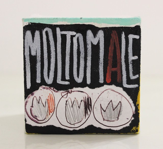 Molto male - dipinto di Tommaso Santucci (fronte)